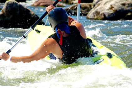 Un paseo en rafting para el día de San Valentín