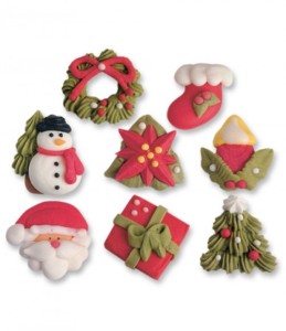 Figuras-de-azúcar-Navidad-variadas-para-decorar-